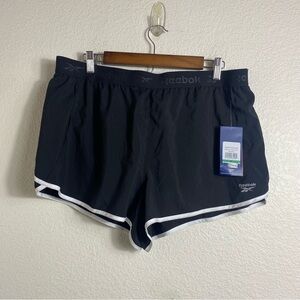 Reebok Primary Running Shorts Black NWT Size: XL